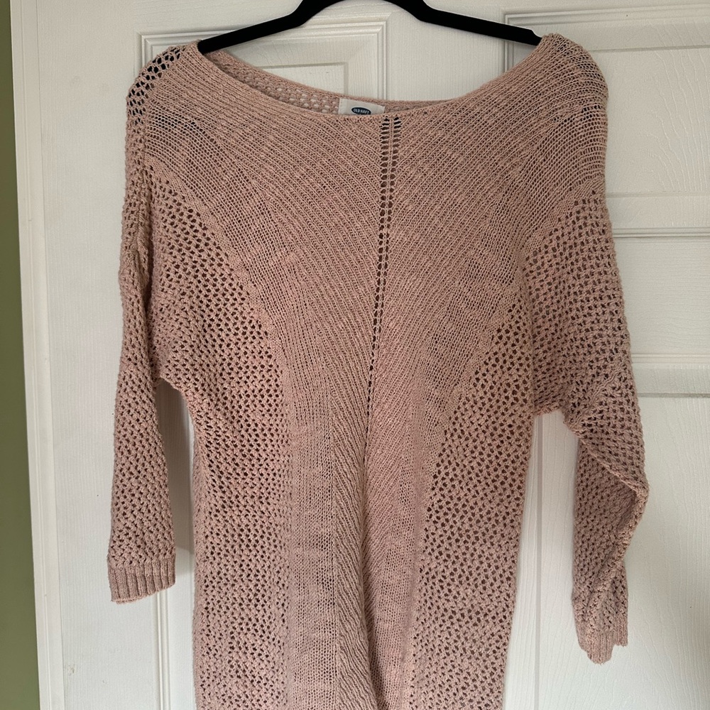 Women's Pink Knit Sweater